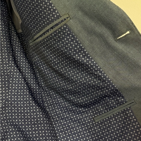 Burton Charcoal Men's Blazer - Picture 3 of 5